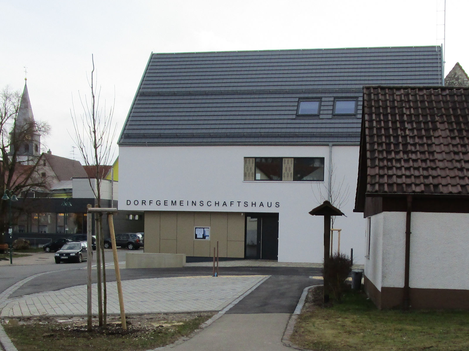Das neue Dorfgemeinschaftshaus in Feldstetten beherbergt das Archiv