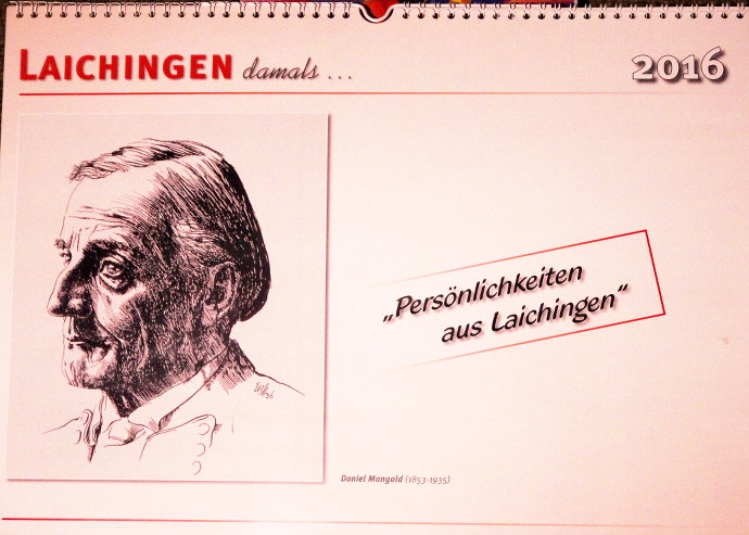 Kalender 2016 des Geschichtsvereins Laichinger Alb